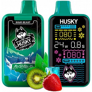 ЭСДН Husky AirMax Ultra 25000 - Sour Beast (Клубника Киви Мята Холод)