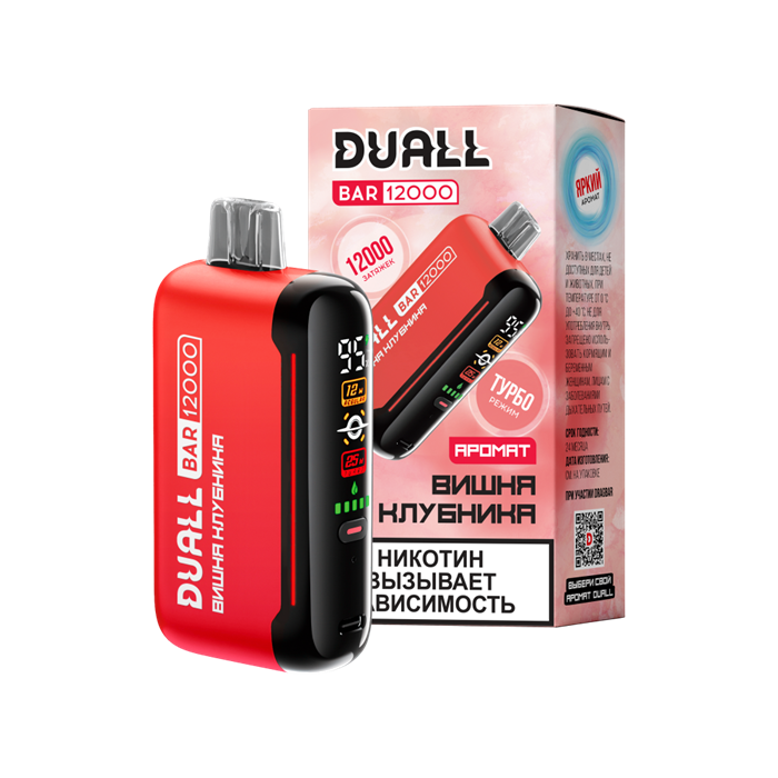 ЭСНД Duall Bar 12000 - Вишня Клубника