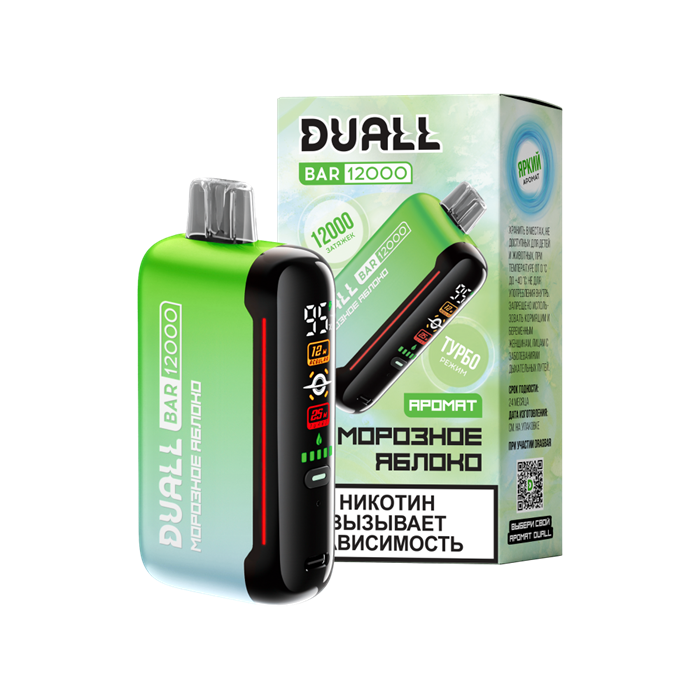 ЭСНД Duall Bar 12000 - Морозное Яблоко