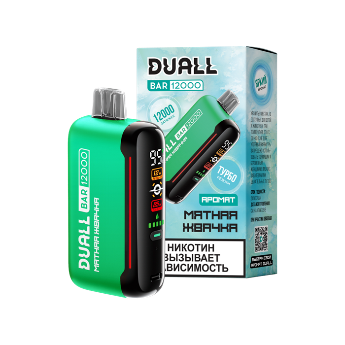 ЭСНД Duall Bar 12000 - Мятная Жвачка