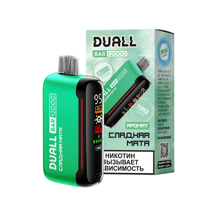 ЭСНД Duall Bar 12000 - Сладкая Мята