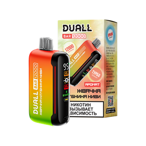 ЭСНД Duall Bar 12000 - Жвачка Клубника Киви