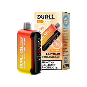 ЭСНД Duall Bar 12000 - Кислые Цитрусовые Дольки