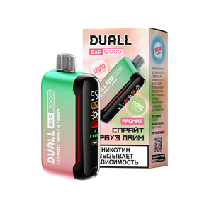 ЭСНД Duall Bar 12000 - Спрайт Арбуз Лайм